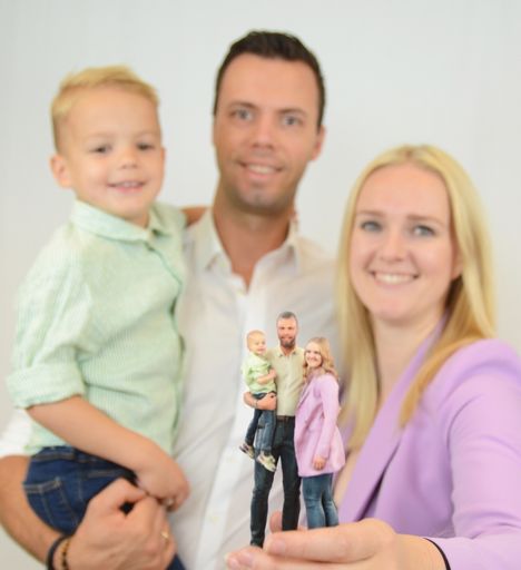 3D beeldje gezin