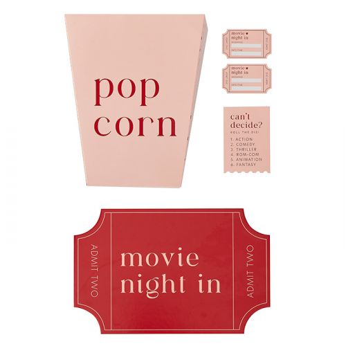 Movie Night kit met spel You And Me Ginger Ray