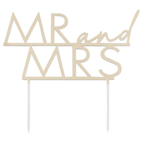 Taarttopper Mr and Mrs Modern Luxe Ginger Ray