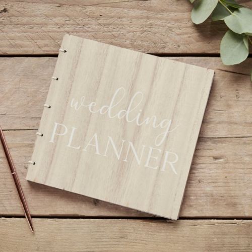 Bruiloftplanner hout Botanical Wedding Ginger Ray