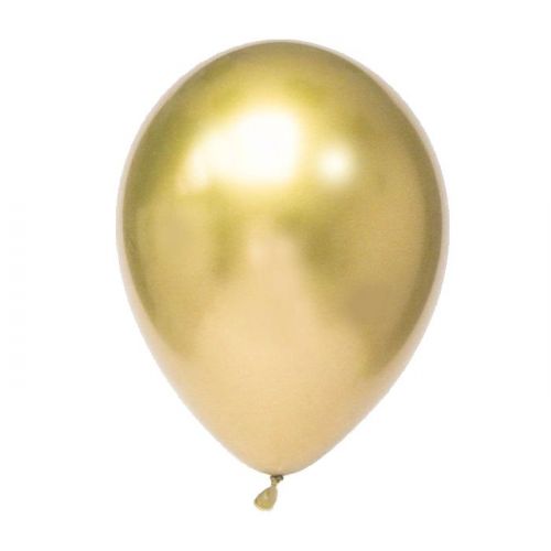 Chroom ballonnen goud (10st)