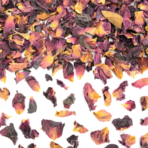 Confetti gedroogde bloemblaadjes roze-paars (400gr)