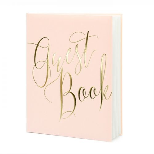 Gastenboek Pink & Gold