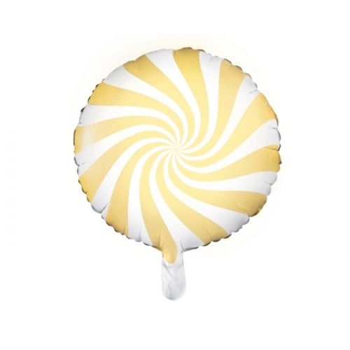 Folieballon Candy lichtgeel (45cm)