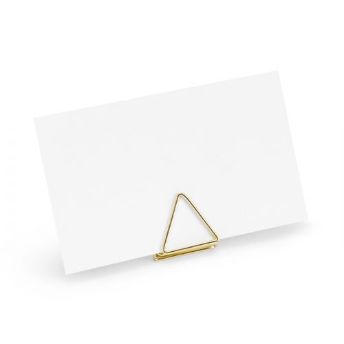 Plaatskaarthouders Triangle goud (10st)