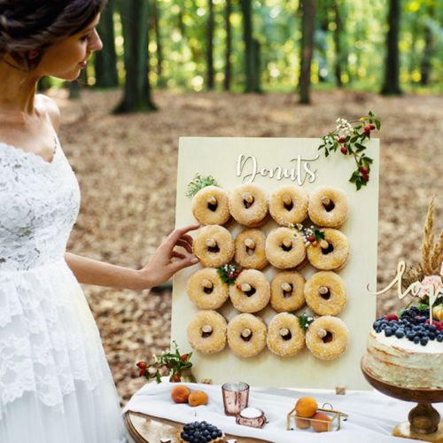 Houten Donut Wall Forest Wedding