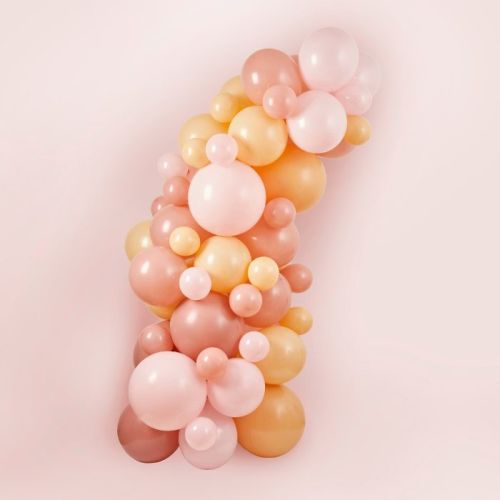 Ballonnenboog pink & cream Hootyballoo