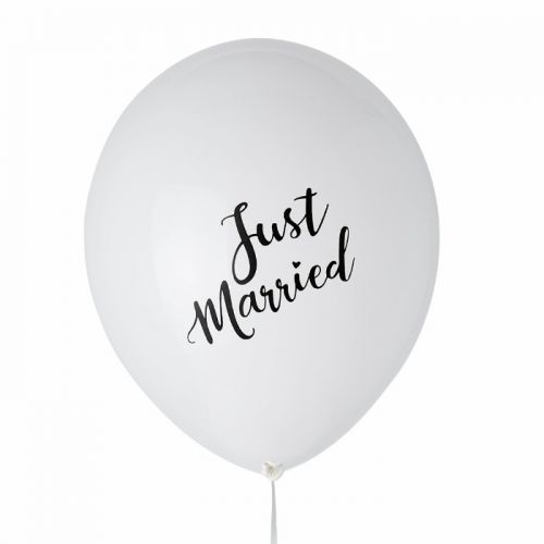 Just Married ballonnen (6st) House of Gia