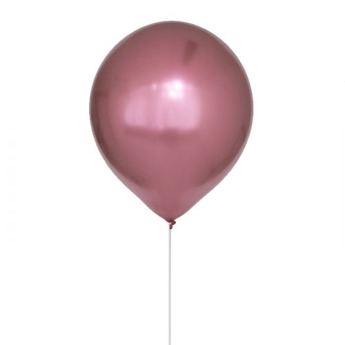 Mega chroom ballon roze/mauve (60cm) House of Gia