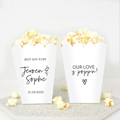 Popcornbakje modern