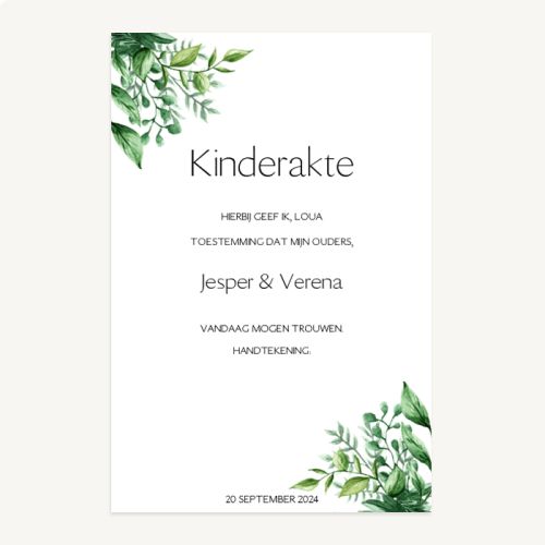 Kinderakte Touch of Nature