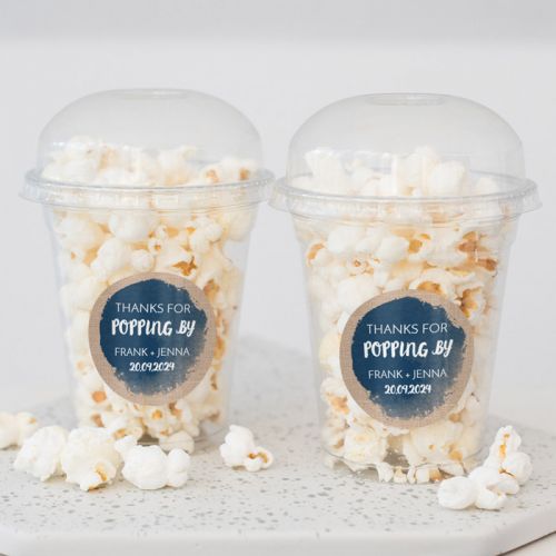 Popcorn beker indigo eco