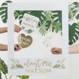 Photobooth Frame en letter stickers Botanical Hen Ginger Ray