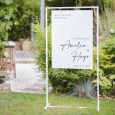 Metalen frame wit Contemporary Wedding Ginger Ray