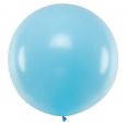 Pastel ballon blauw (1m)