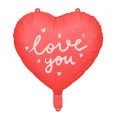Folieballon I Love You rond (45cm)