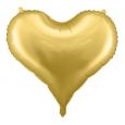 Folieballon hart goud (75cm)