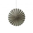 Ornamenten paper fans warm grijs (10st) Delight Department