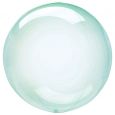 Orbz folieballon Clearz Crystal mint (40cm)