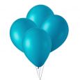 Metallic ballonnen turquoise (10st)