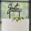 Taarttopper Just Married Contemporary Wedding Ginger Ray