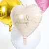 Folieballon hart Forever & Always 45cm