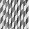 Papieren rietjes Stripes zilver-wit (10st)