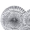 Paper fans zilver (3st)