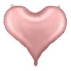 Folieballon hart licht roze (75cm)