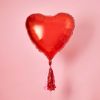 Mega folieballon hart rood 80cm Hootyballoo
