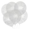 Confetti ballonnen wit (6st) House of Gia