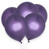 Chroom ballonnen paars (10st)