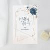 Elegance breeze wedding wishes kaart staand enkel