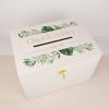 Houten enveloppendoos met print beautiful botanics