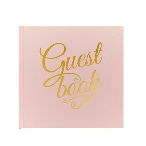 Pastel Perfection Gastenboek Lichtroze - Goud Ginger Ray