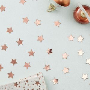 Confetti sterren roségoud Rose Gold Metallic Star Ginger Ray 