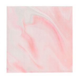 Servetten marble pink eco Mix it Up Pink Ginger Ray