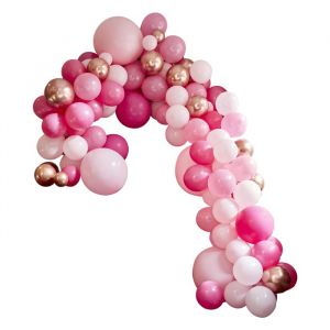 Ballonnenboog groot roze Ginger Ray