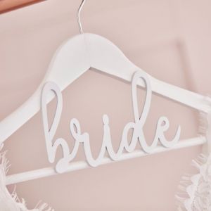 Kledinghanger bride wit Botanical Wedding Ginger Ray