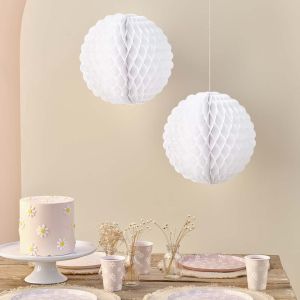 Witte honeycombs Ditsy Daisy Ginger Ray (2st)