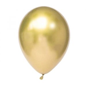 Chroom ballonnen goud (10st)