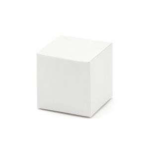 Blanco doosjes vierkant (10st)