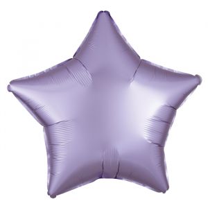 Folieballon Satin Luxe ster lila (43cm)