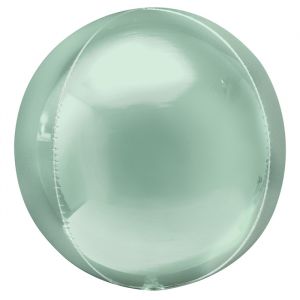 Orbz folieballon pastel mint (40cm)