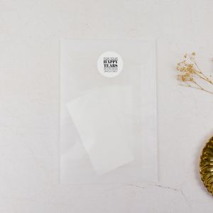Etiket rond 35mm happy tears Modern paper