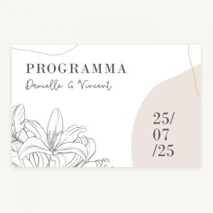 Programmakaart lily romance