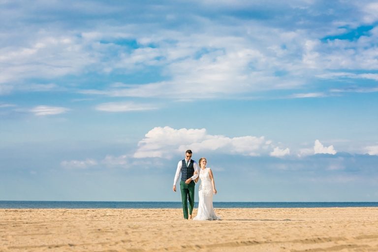 Bruiloft van Annelies: trouwen aan het strand van Scheveningen